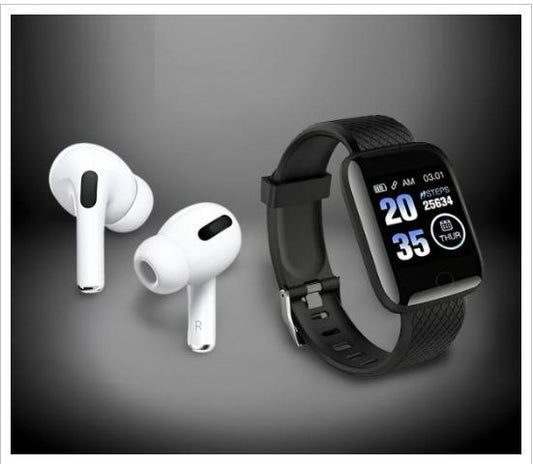 🎁 Smartwatch + Wireless Earbuds Combo – Only ₹1,499!