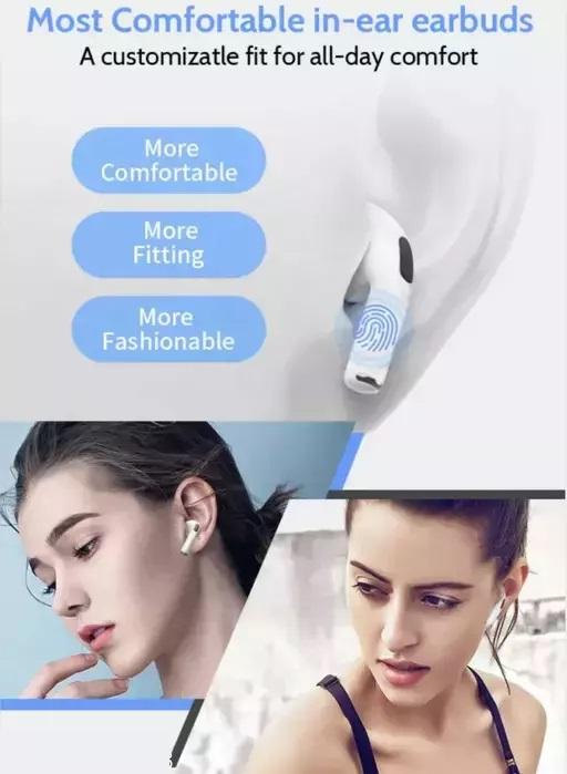 XANK Pro 4 True Wireless Bluetooth Earbuds – Deep Bass, 12H Playtime, Multicolou
