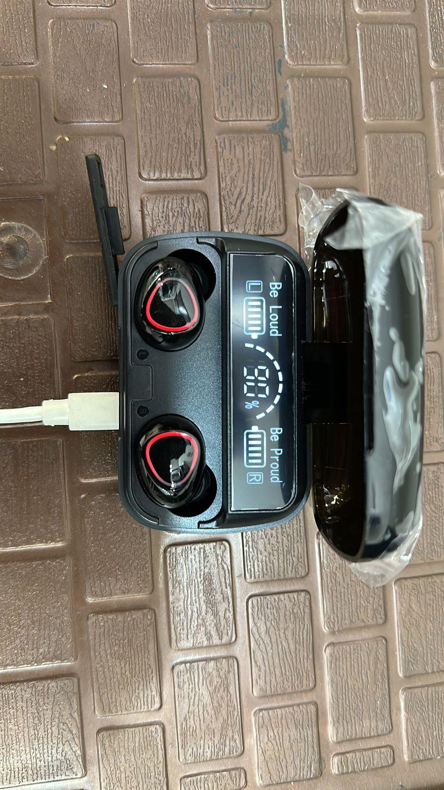 M10 Pro TWS Wireless Earbuds – Touch Control, 2000mAh Power Bank Case, IPX7 Waterproof